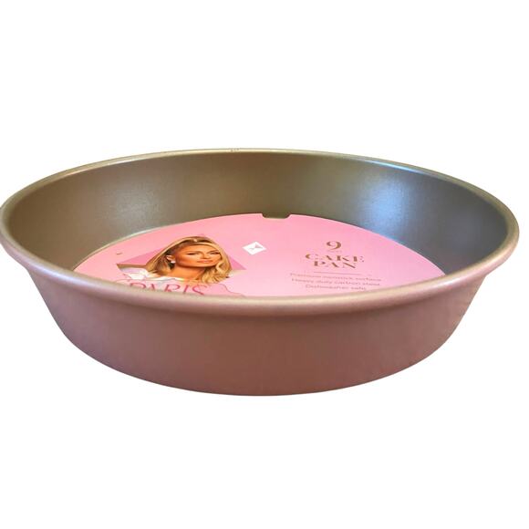 PARIS HILTON 9 inch Cake Pan Bakeware Pink Champagne Nonstick Heavy Duty New - Picture 4 of 13